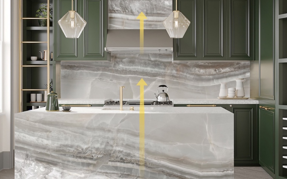 kitchen setting Edinburg bioquartz